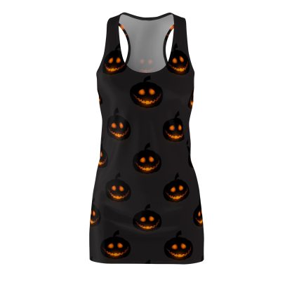 Halloween Jack O Lantern Racerback Dress