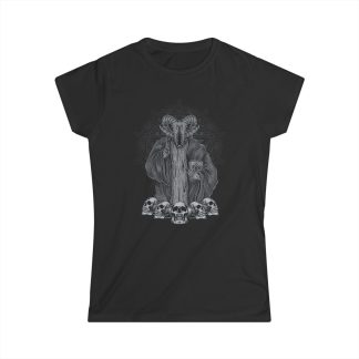 Baphomet Skull Pulpit Women's Tee