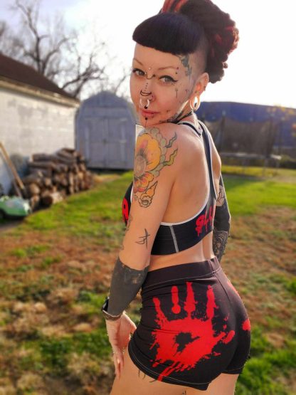 Horror Slut Sports Bra - Image 5