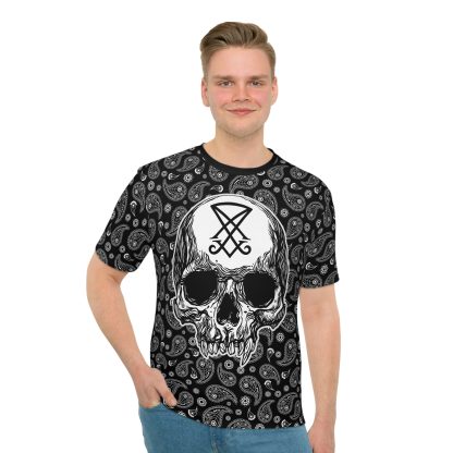 Bandana Lucifer Skull Tee - Image 3
