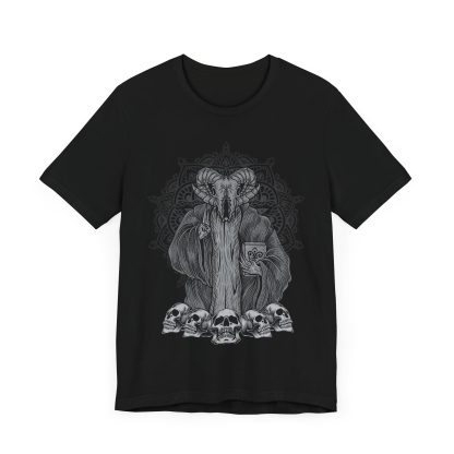Baphomet Skull Pulpit Tee - Image 3