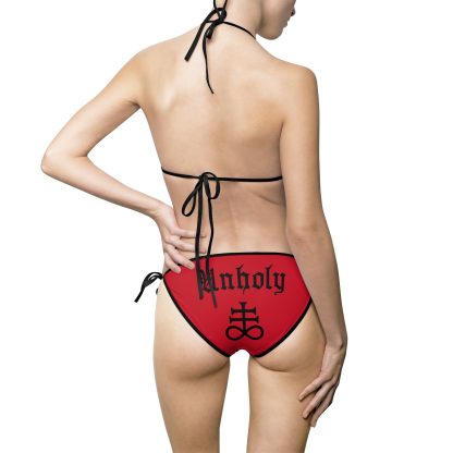 Women's Unholy Red Bikini - Image 3