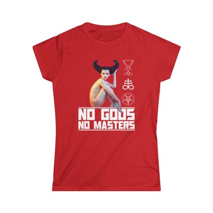 No Gods No Masters Sexy Devil Girl Women's Tee - Image 2