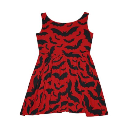 Crimson Bats Skater Dress - Image 2