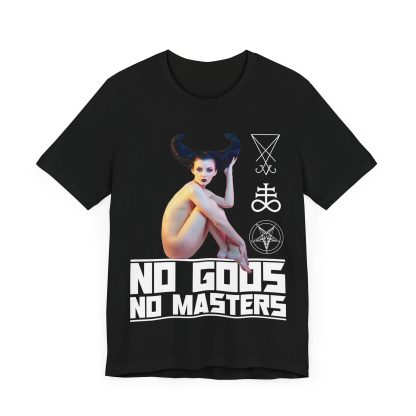 No Gods No Masters Sexy Devil Girl Tee - Image 2