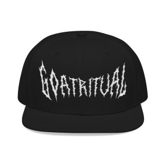 Emnroidered GoatRitual Flat Bill Cap
