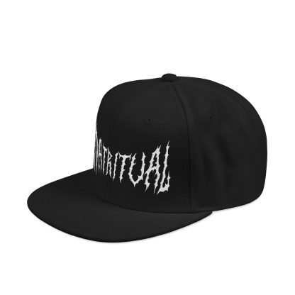 Emnroidered GoatRitual Flat Bill Cap - Image 3